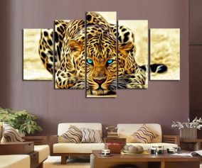 Adorable Cheetah Picture Wall Decor Ideas