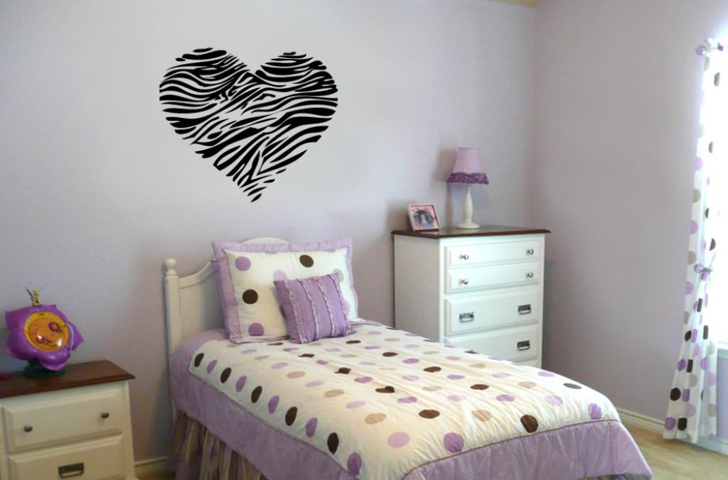 Image of: Adorable Cheetah Print Wall Decals Ideas
