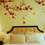 Adorable Cherry Blossom Wall Decor Bedroom Ideas