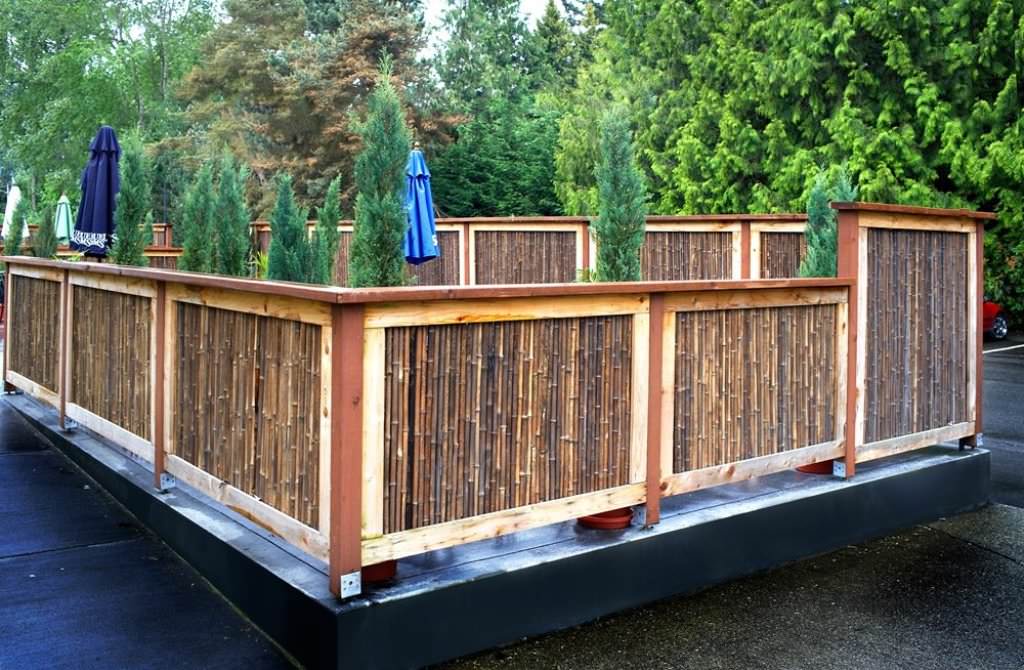 Image of: Amazing Bamboo Fence Panels Ideas