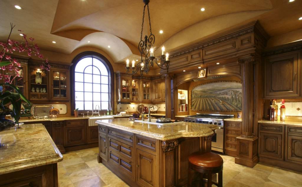 Image of: Amazing Italian Kitchen Cabinets