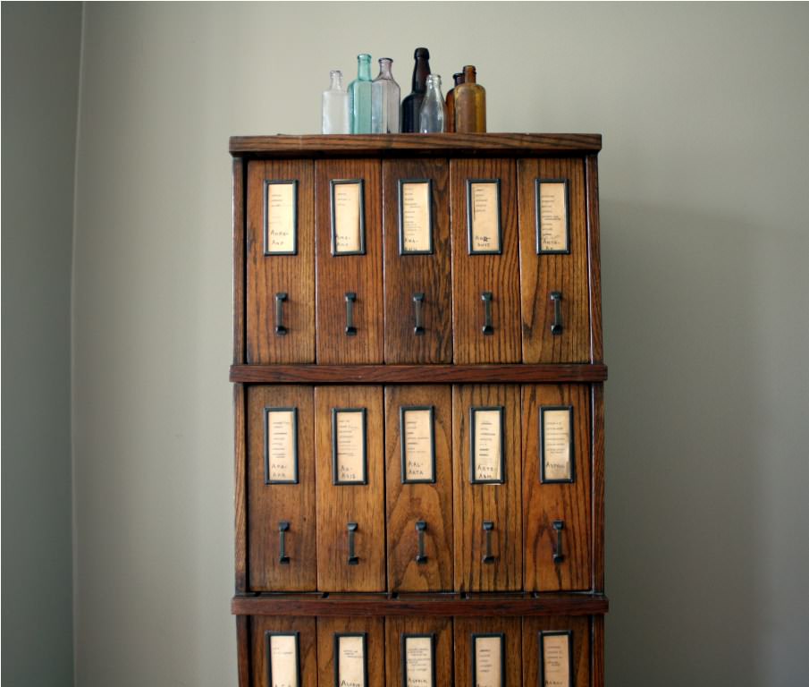 Image of: Apothecary Cabinet Pottery Barn