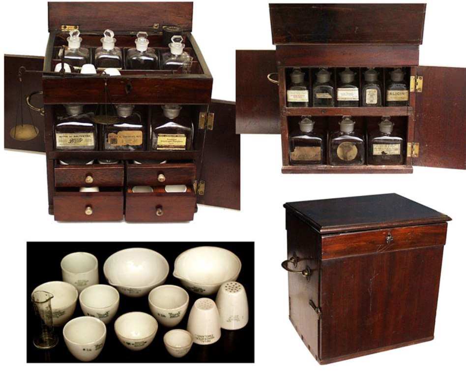 Image of: Apothecary Cabinet Vintage
