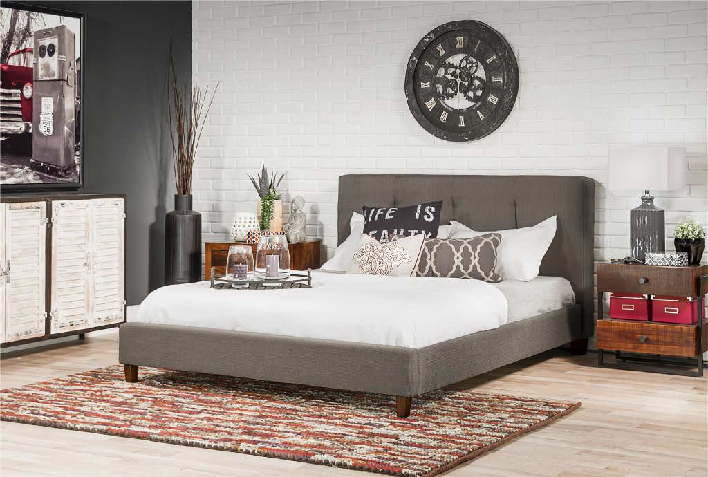 Image of: Ashley Furniture California King Platform Bed