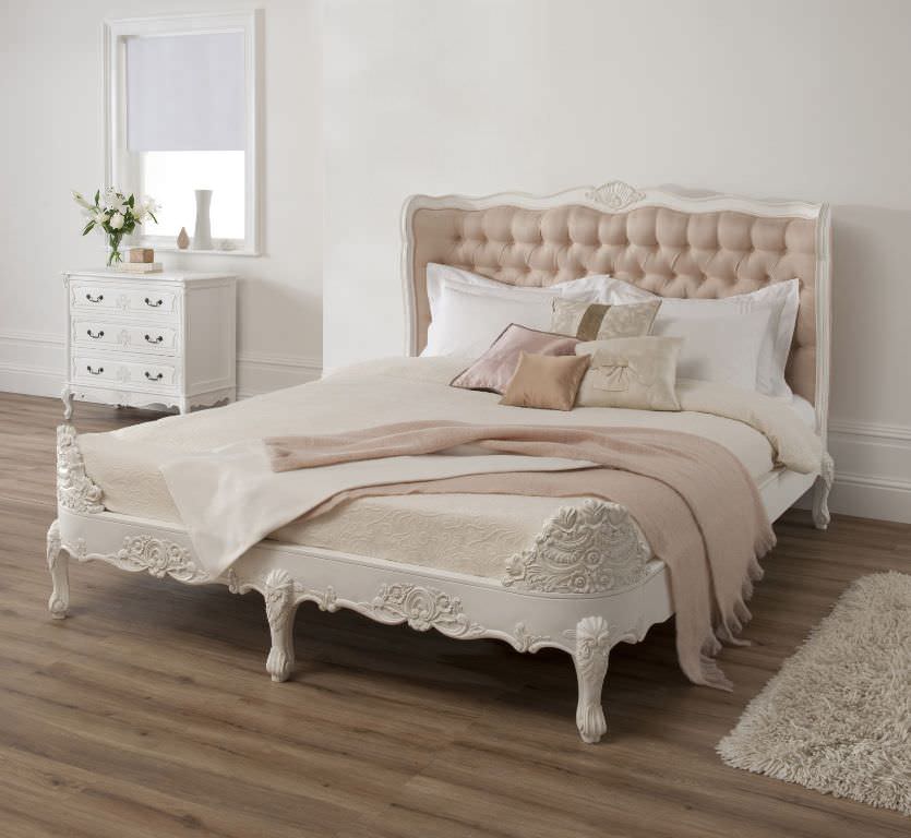 Image of: Ashley Furniture King Upholstered Bed