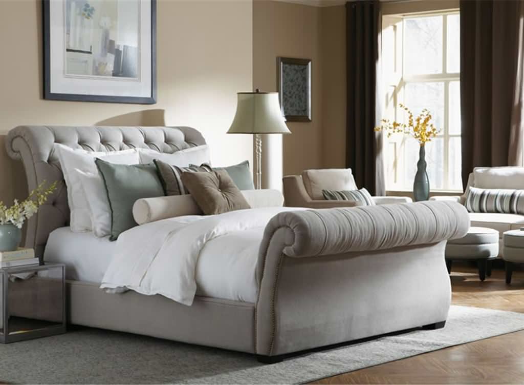 Image of: Ashley Furniture Upholstered Bed