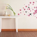 Awesome Cherry Blossom Wall Decor Idea