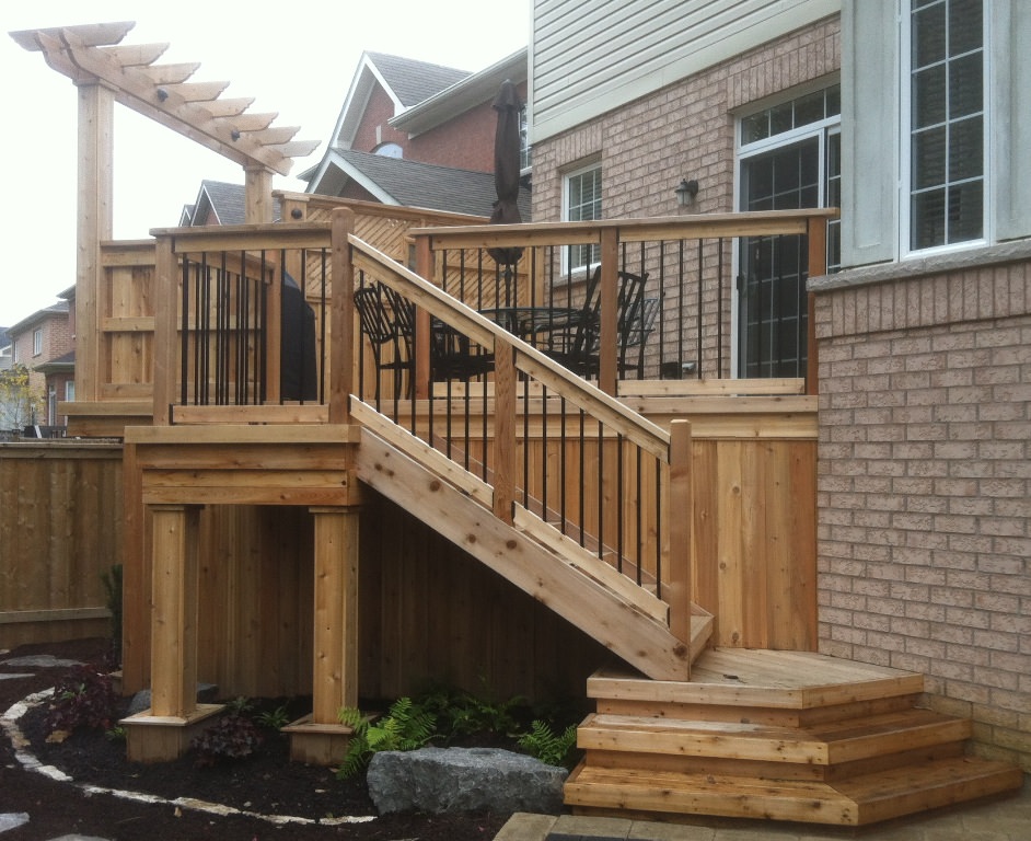 Image of: Backyard Brick Decks