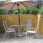 Bamboo Fence Panels Ideas With Patio