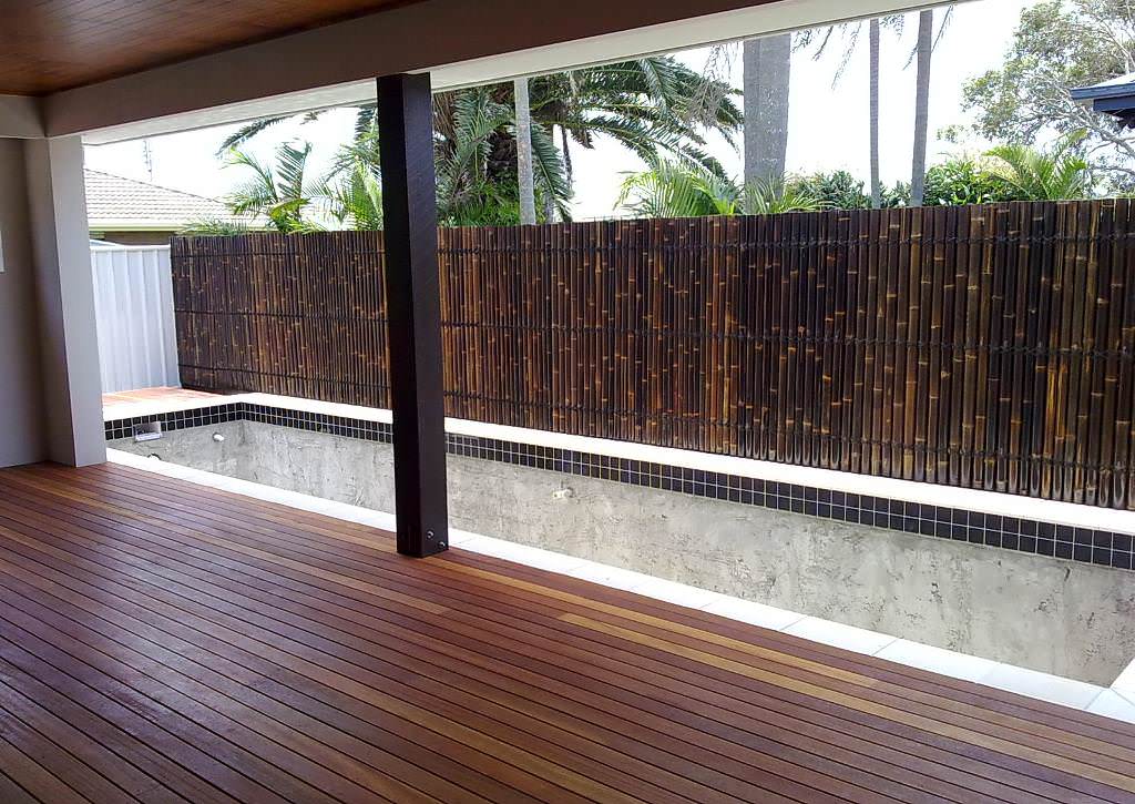 Image of: Bamboo Fence Panels Ideas