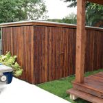 Bamboo Fence Panels With Patio