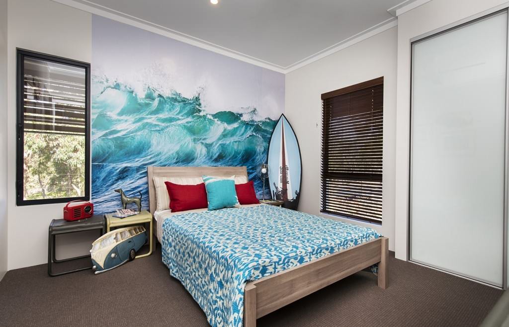 Image of: Beach Themed Bedroom Colors