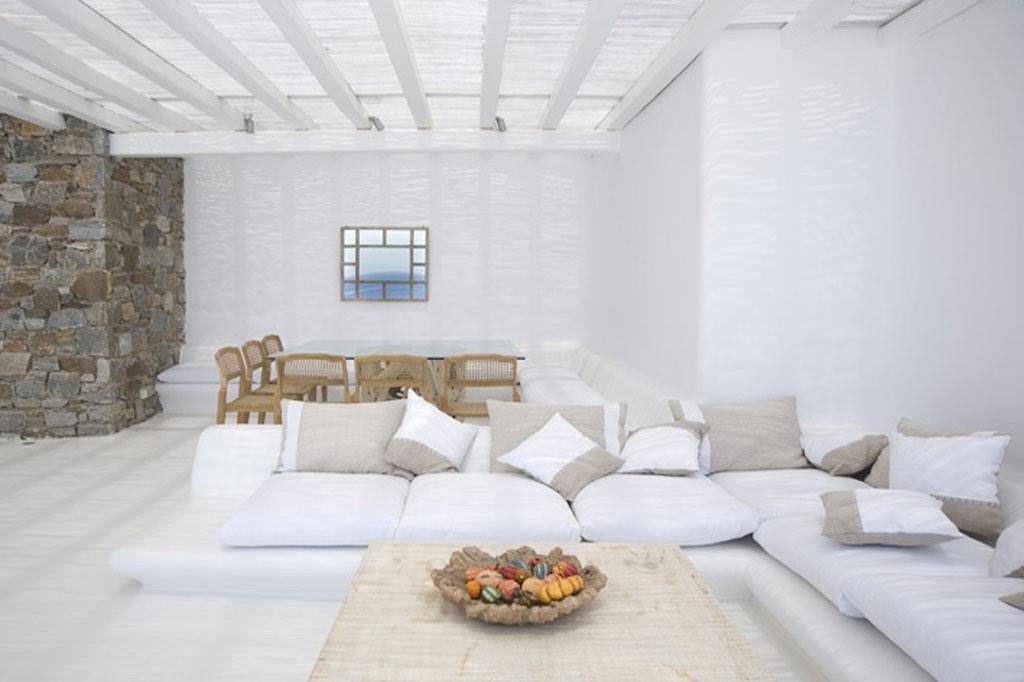 Image of: Beach Themed Living Rooms White