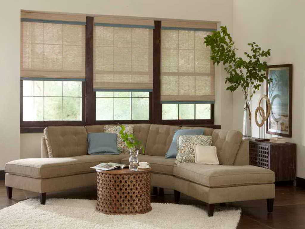 Image of: Beautiful Bamboo Roll Window Shades