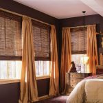 Beautiful Bamboo Window Shades Bedroom Design