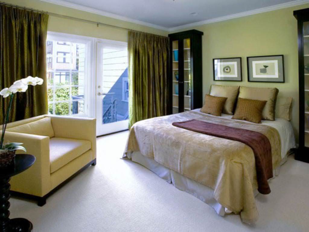 Image of: Bedroom Color Schemes Blue Brown