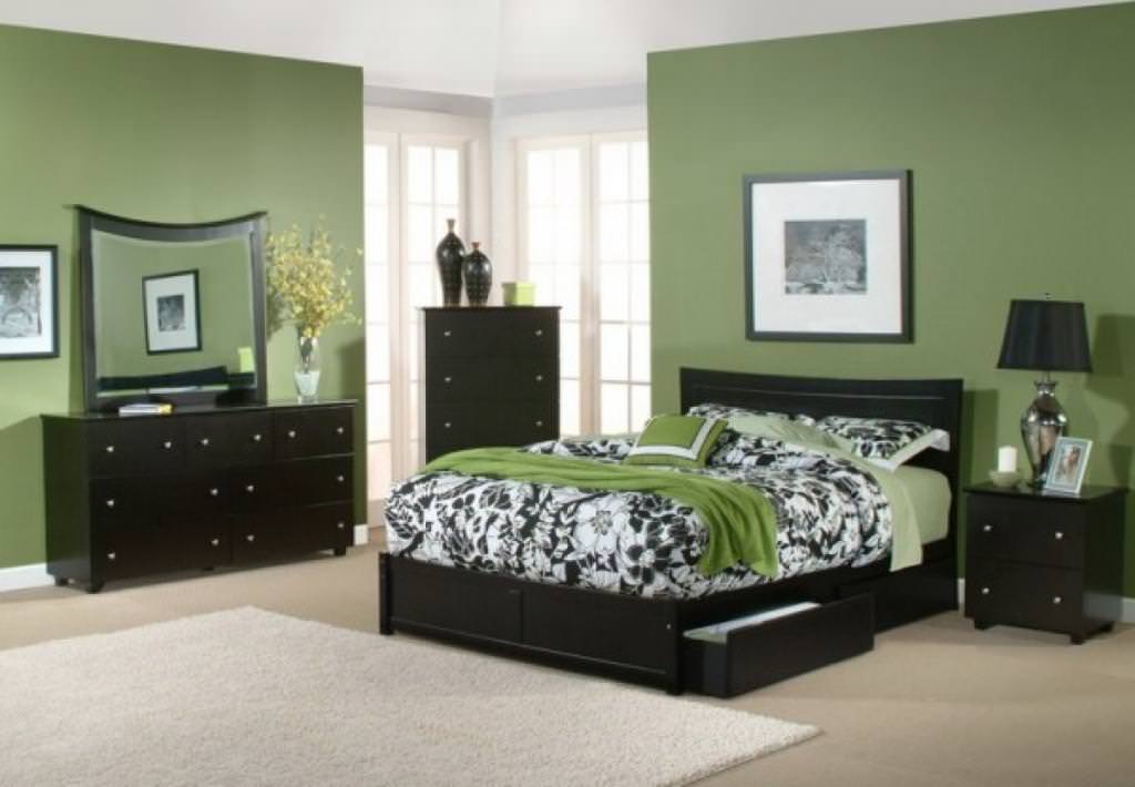 Image of: Bedroom Color Schemes Brown Carpet