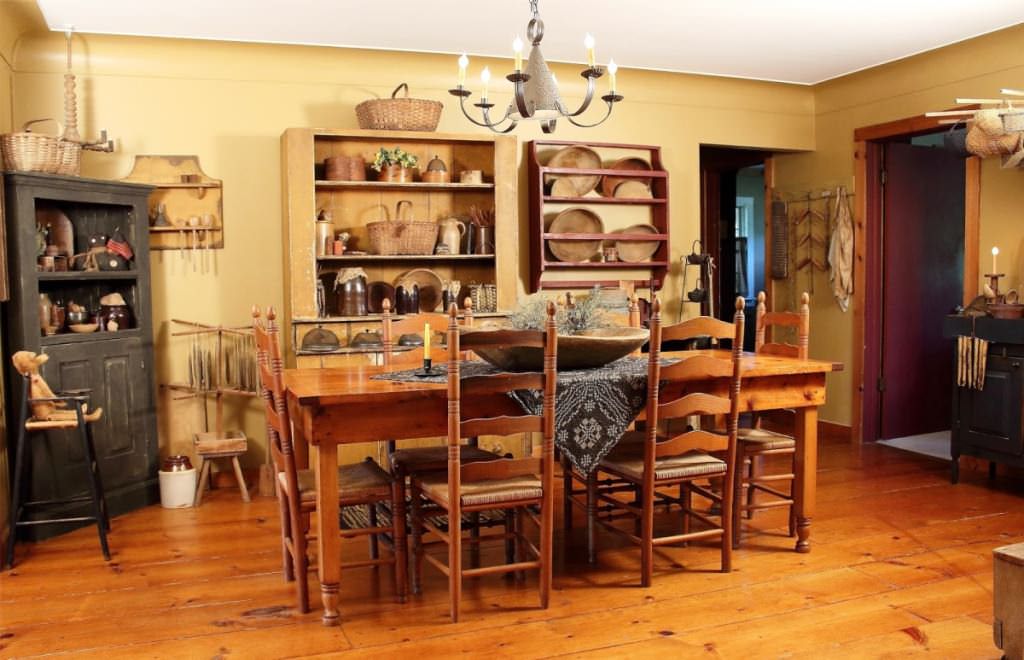 Image of: Best Country Primitive Dining Room Decor Ideas