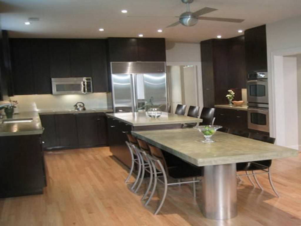 Image of: Black Cabinets In Small Kitchen