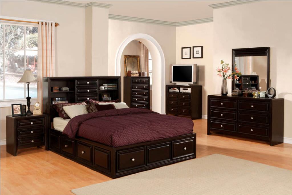 Image of: Black California King Bedroom Furniture Sets