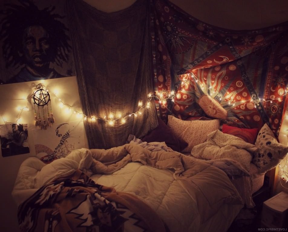 Image of: Boho Hipster Bedroom