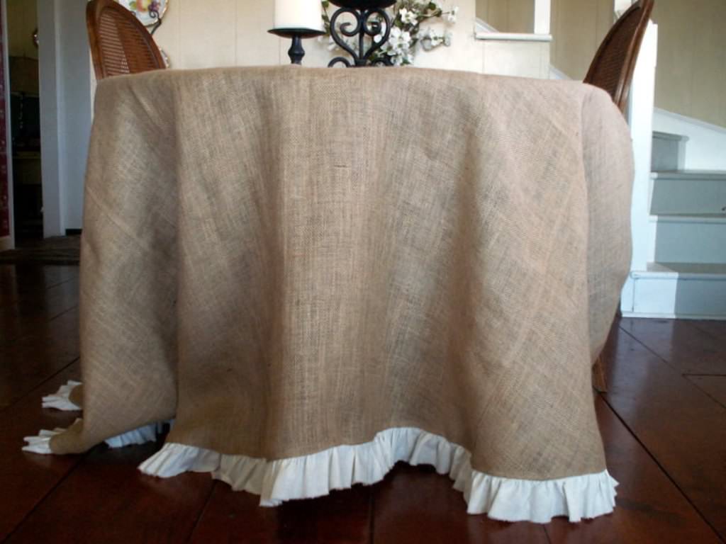 Image of: Burlap Table Runners For Wedding