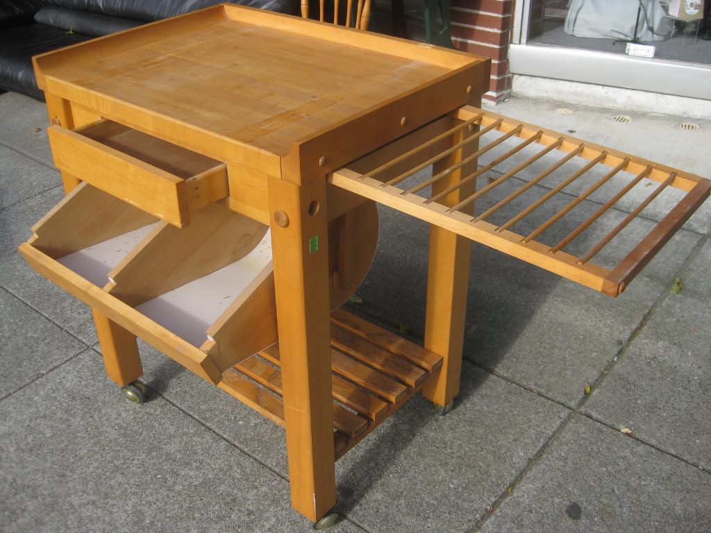 Image of: Butcher Block Dining Table