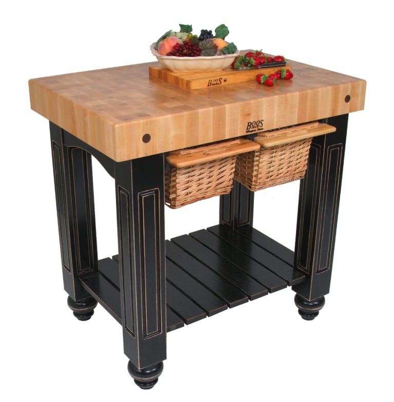 Image of: Butcher Block Table Tops Round