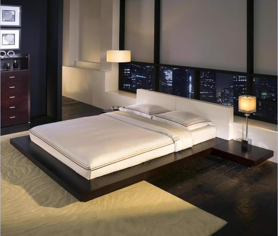 Image of: California King Contemporary Platform Bed
