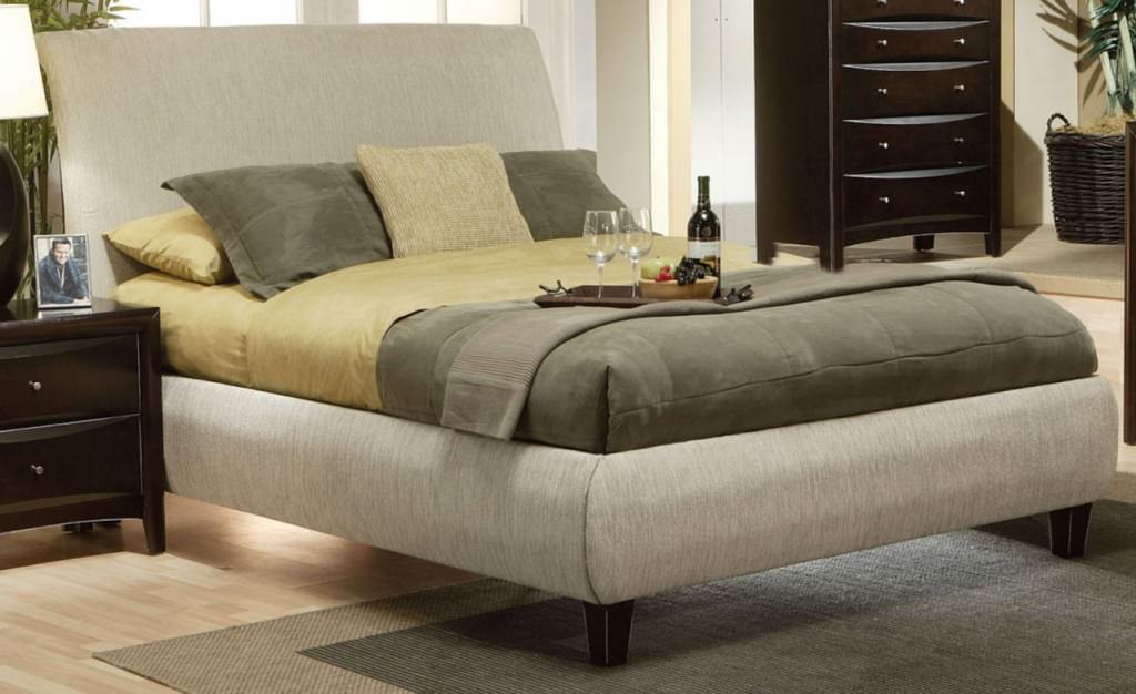 Image of: California King Size Platform Bed With Designs
