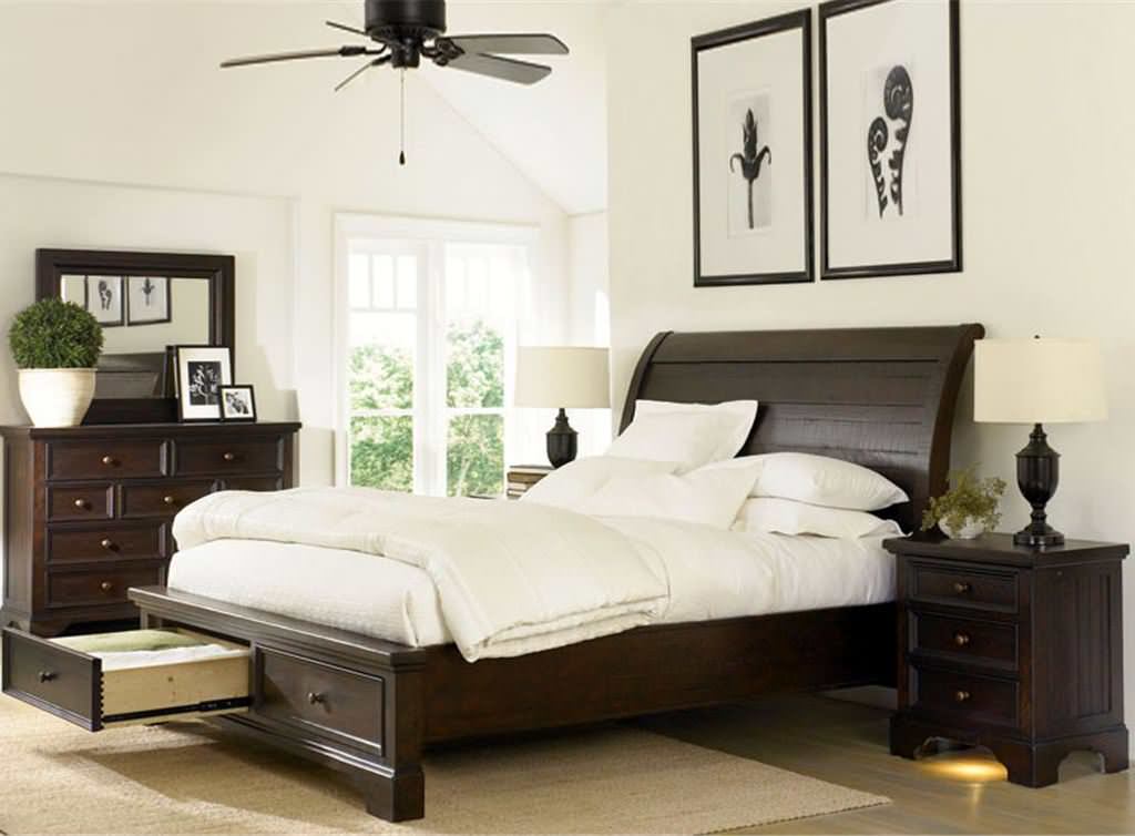 Image of: Captains Storage Beds Queen