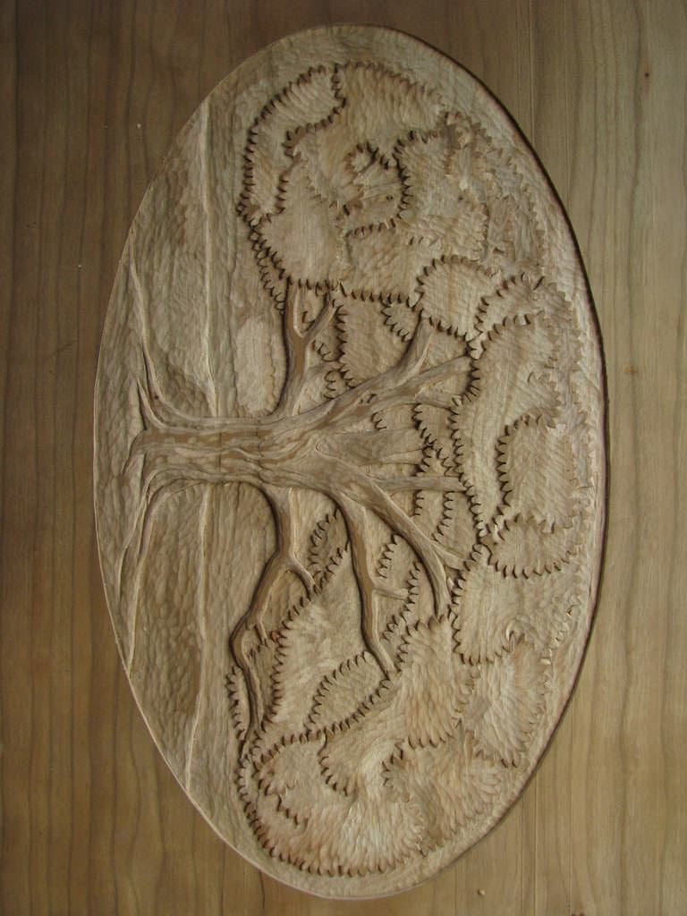 Image of: Carved Wood Panels Idea