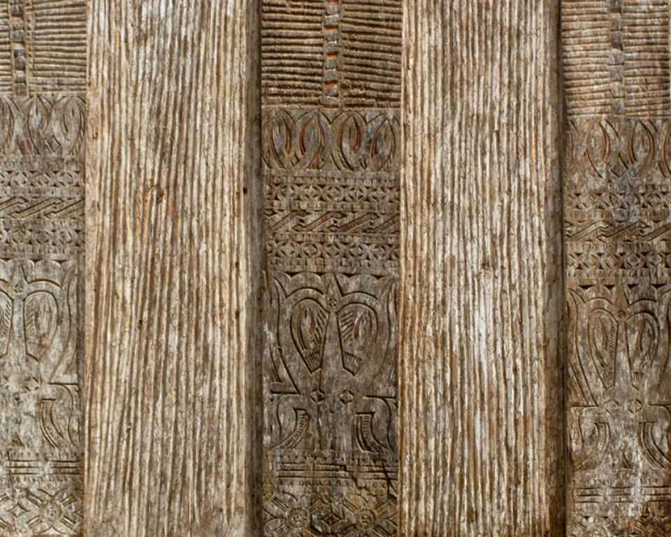 Image of: Carved Wood Panels