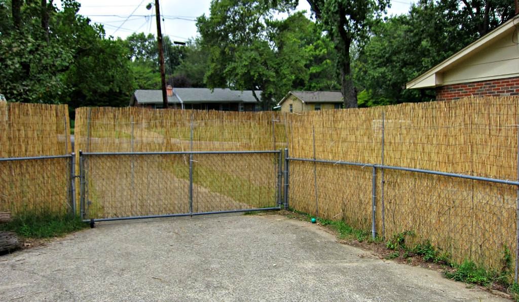 Image of: Cheap Bamboo Fence Panels Ideas