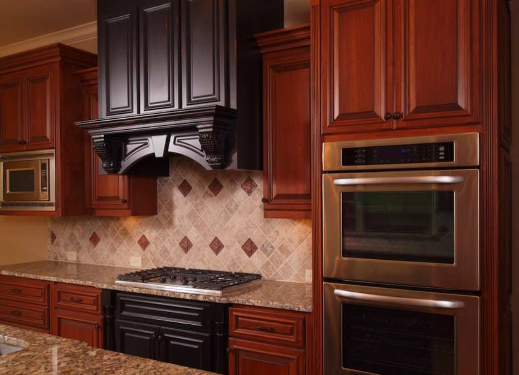 Cherry Wood Kitchen Cabinets Paint Color
