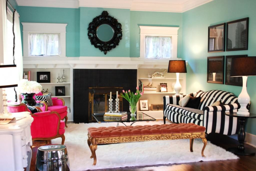 Image of: Chevron Living Room Decor Ideas