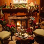 Christmas Decorating Fireplace Mantels Designs