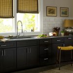 Color Countertops With Black Cabinets