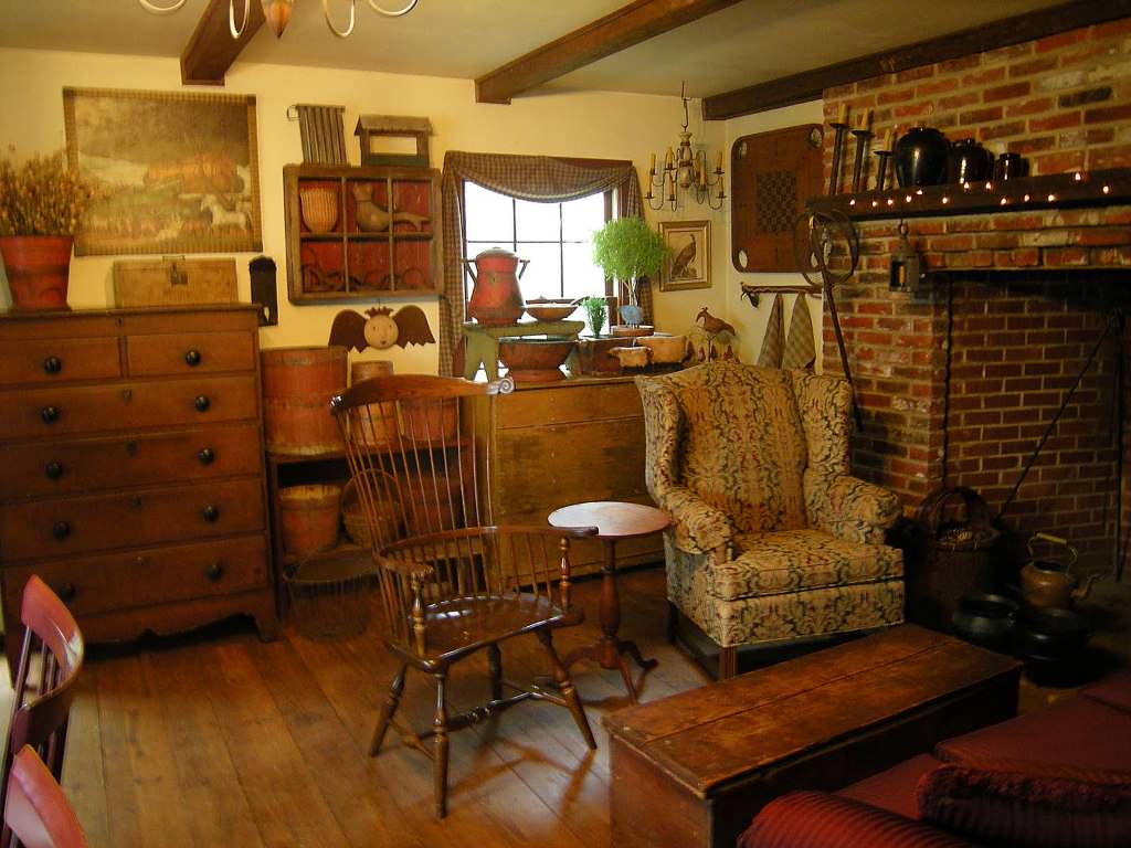 Image of: Country Primitive Home Decor Ideas