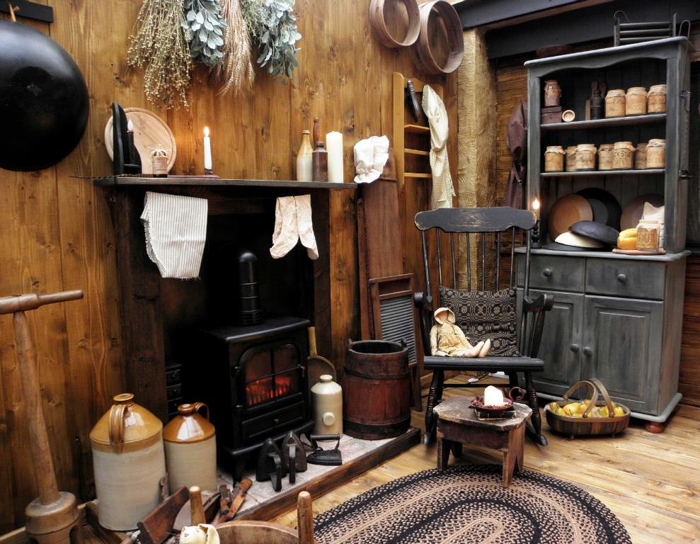 Image of: Country Primitive Home Decorations