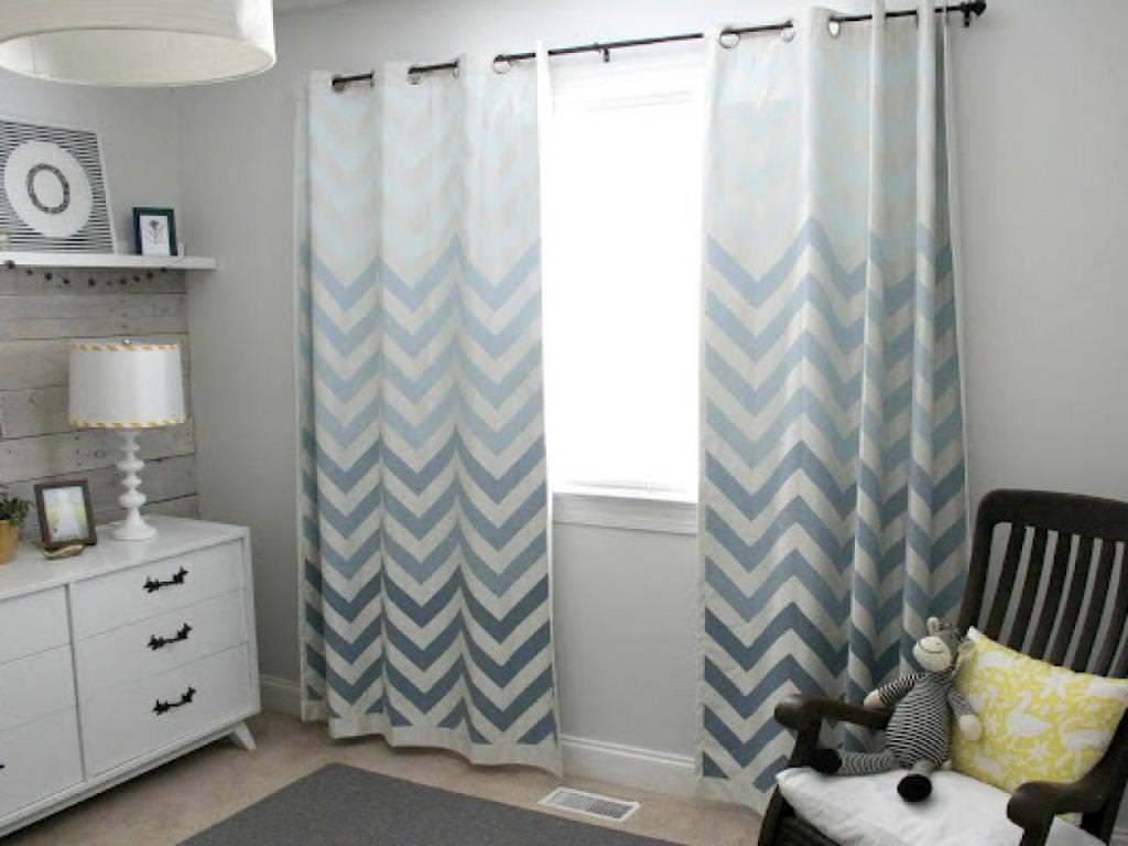 Image of: Curtains Chevron Home Decor Ideas