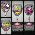 Cute Decorative Wine Glasses
