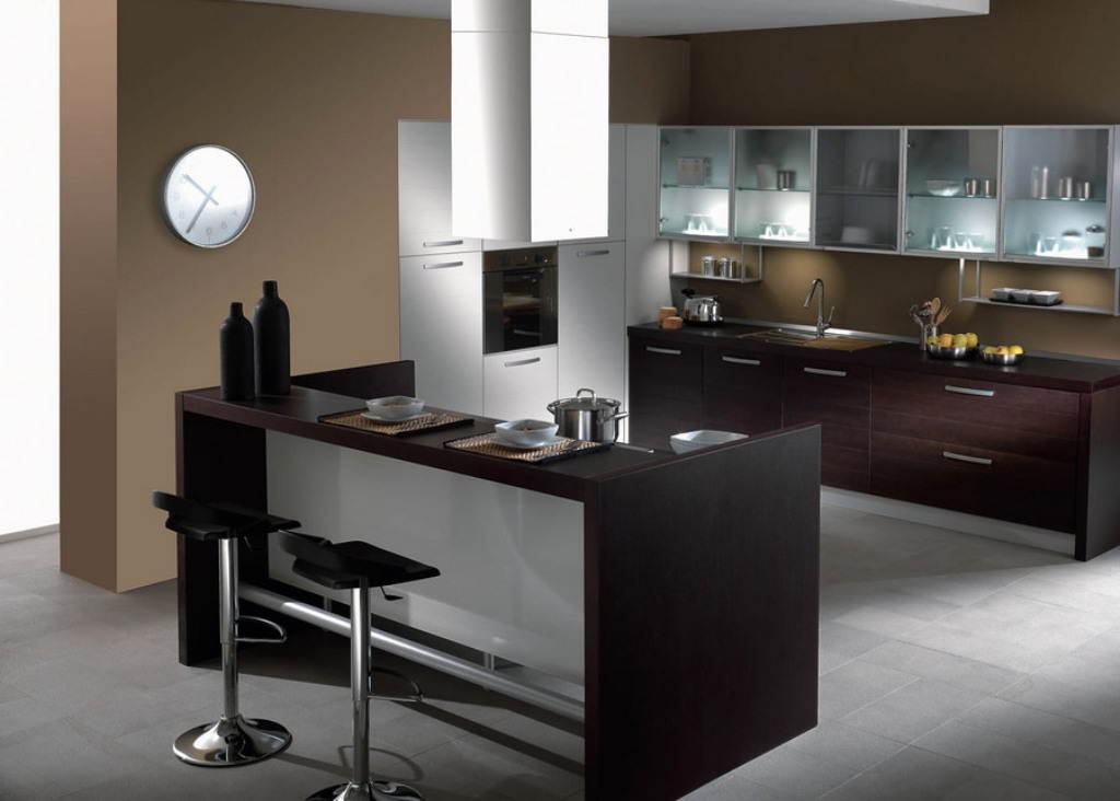 Image of: Dark Espresso Kitchen Cabinets Best