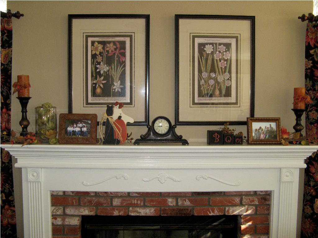 Image of: Decorating Fireplace Mantels Ideas With Pictures