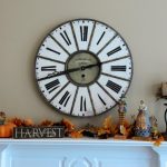 Decorating Fireplace Mantels Ideas With Vintage Clock