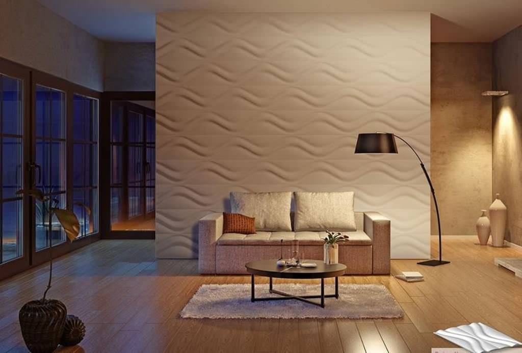 Image of: Decorative Wall Panels Living Room Design