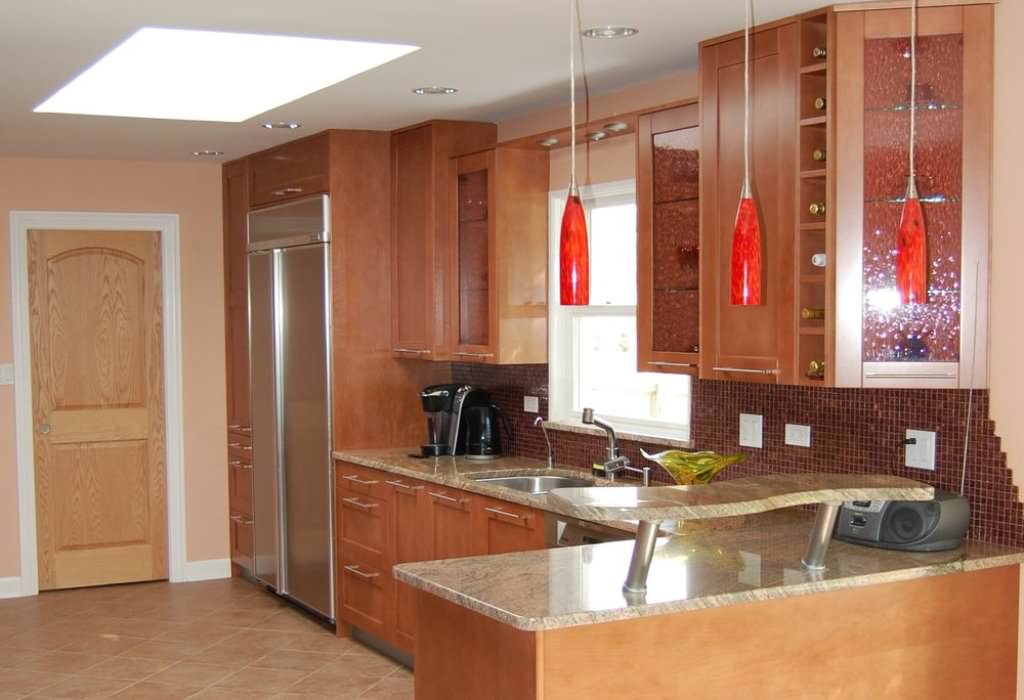 Image of: Design Frameless Kitchen Cabinets Top