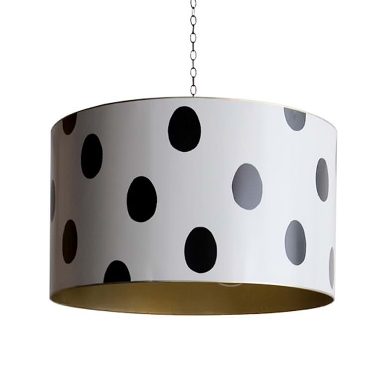 Image of: Drum Shades For Pendant Lights