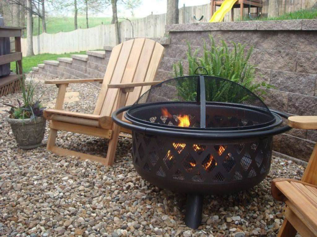 Image of: Easy Backyard Fire Pit Designs