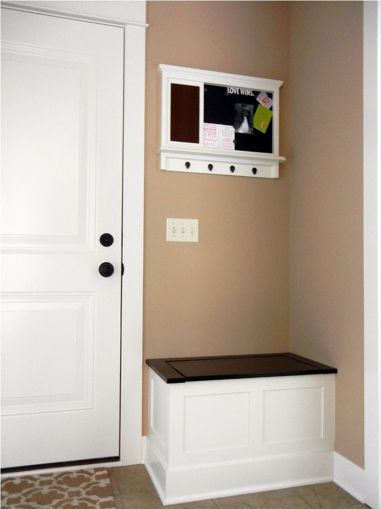 Image of: Entryway Storage Bench Plans